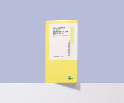 Yellohana Vegan Feminine Care Essence Gel - Veganský gel pro intimní péči je veganský čisticí a hydratační gel pro intimní oblast s pH 4,5, obohacený o 10 % laktobacilů a dexpanthenol.