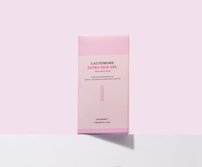 Lactomore ultra silk gel - Hedvábný gel pro intimní péči (vegan) je veganský zvlhčující gel s 9% obsahem Lactobacillus a Galactomyces, vytvořený pro každodenní péči o citlivou intimní oblast.