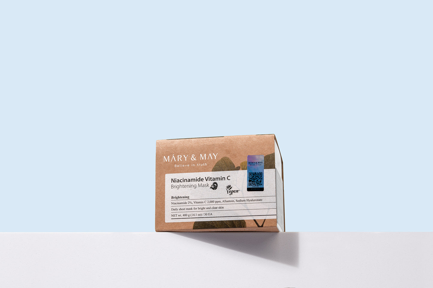 Mary&May Niacinamide Vitamin C Brightening Mask 30ea/400g - Rozjasňující maska s niacinamidem a vitamínem C (30 ks)
