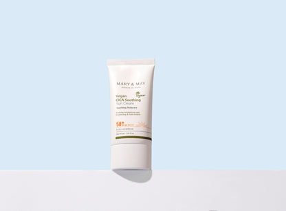 Mary&May CICA Soothing Sun Cream SPF50+ PA++++50ml - Zklidňující a hydratační opalovací krém s SPF 50+
