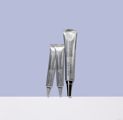 Mary&May Glutathione Eye Cream Special Set 30g + 12g × 2 - Set očních krémů zaměřený na redukci tmavých kruhů pod očima.