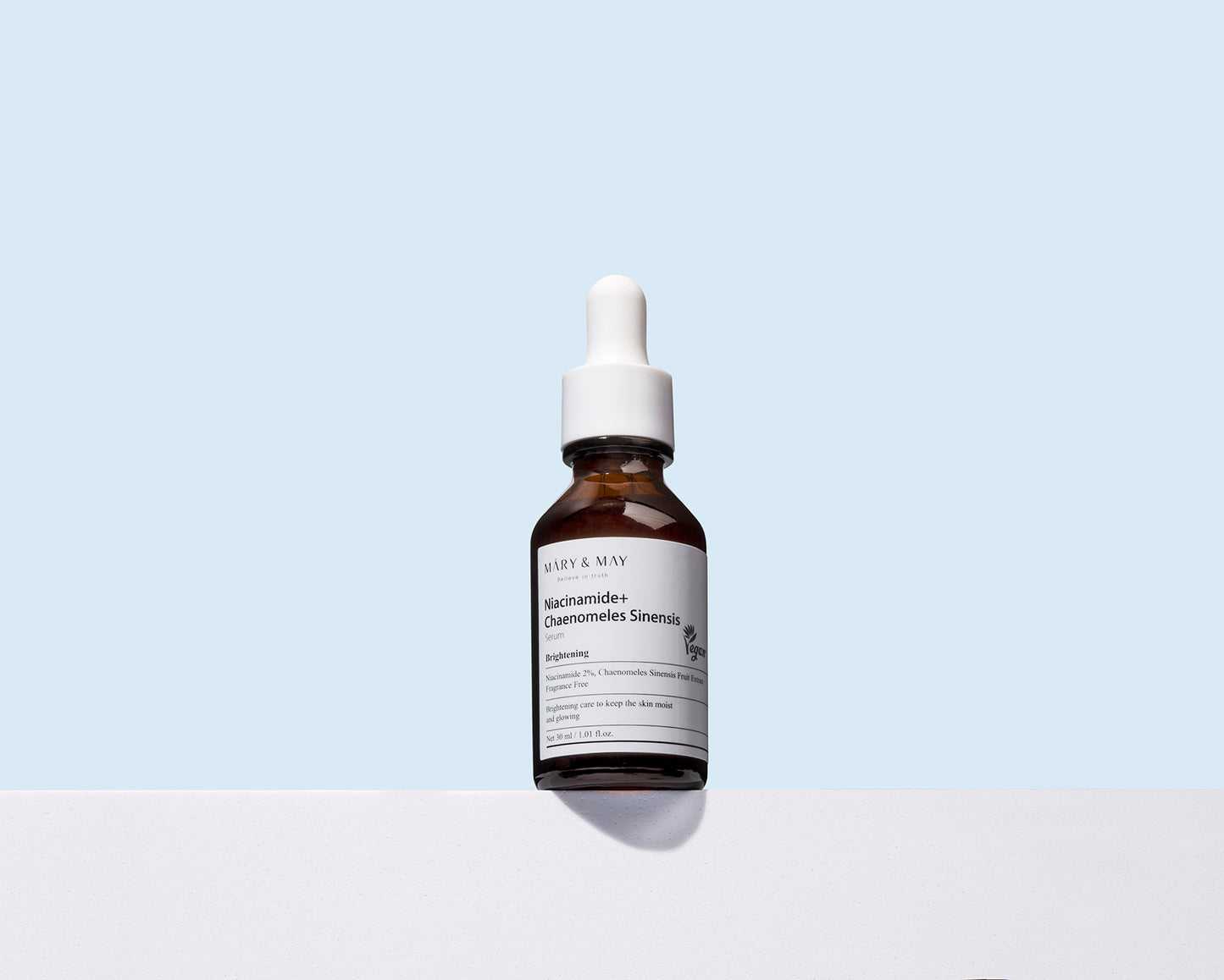 Mary&May Niacinamide+Chaenomeles Sinensis Serum 30ml - Rozjasňující sérum s niacinamidem a kdoulovcem čínským.