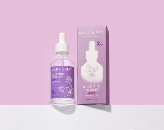 Mary&May 6 Peptide Complex Serum 80ml - Zpevňující sérum s komplexem šesti peptidů.