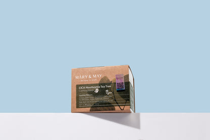 Mary&May CICA Houttuynia Tea Tree Calming Mask 30ea/400g - Zklidňující plátýnková maska s CICA, Houttuynia a Tea Tree.