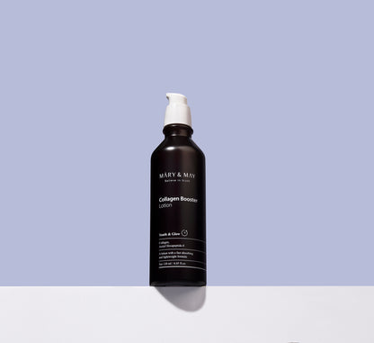 Mary&May Collagen Booster Lotion 120ml - Zpevňující a regenerační pleťové mléko určené pro každodenní péči o pleť se ztrátou elasticity a pevnosti.