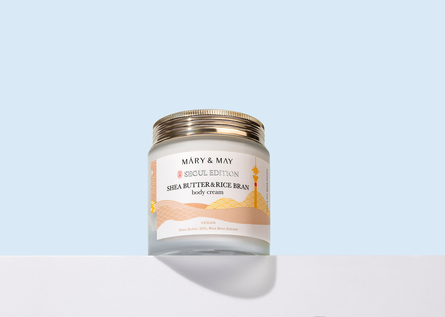 Mary&May Shea Butter & Rice Bran Body Cream 250ml - Vyživující tělový krém určený pro každodenní péči o suchou, dehydratovanou a namáhanou pokožku těla.