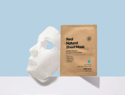 Real Natural Sheet Mask - Hydratační a zklidňující pleťová plátýnková maska s přírodními extrakty - V ČR koupíte jen zde!