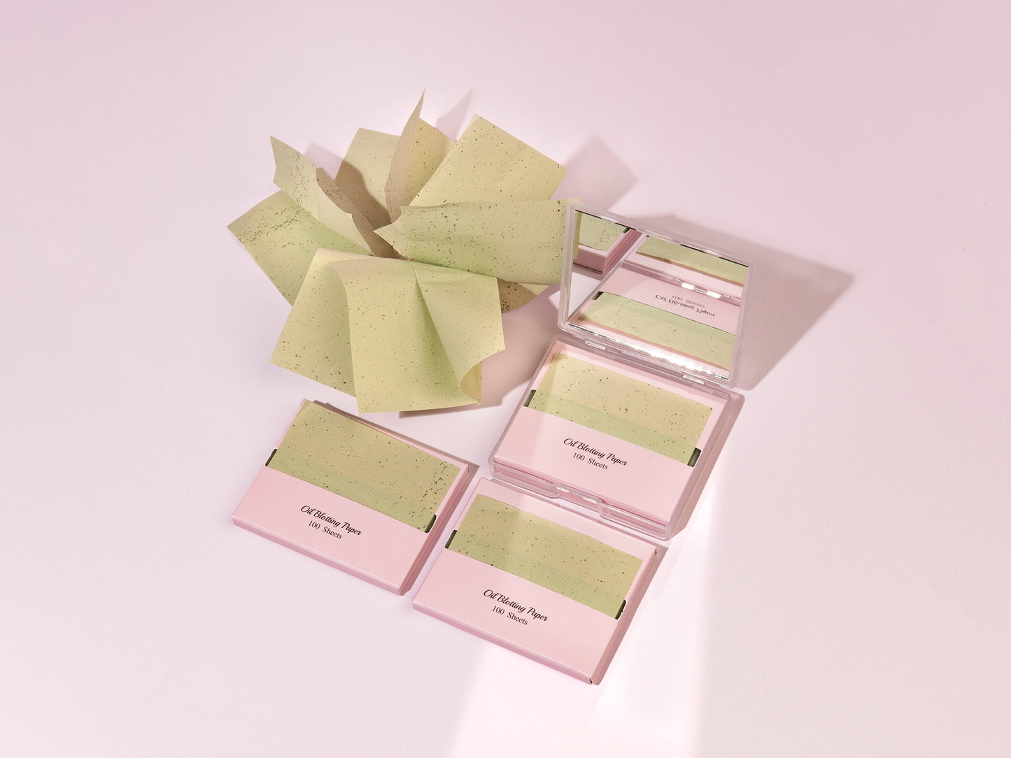 Oil Blotting Paper 400 – Green Tea - Matující papírky se zeleným čajem v balení 400 ks -  V ČR koupíte jen zde!