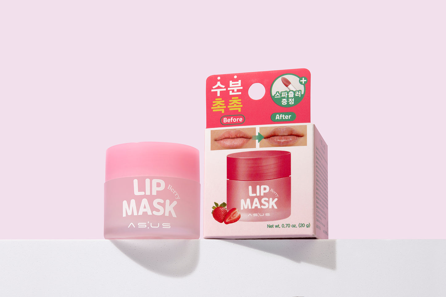 AS:US LIP MASK BERRY 20g - Vyživující maska na rty s výtažky z lesních plodů - V ČR koupíte jen zde!